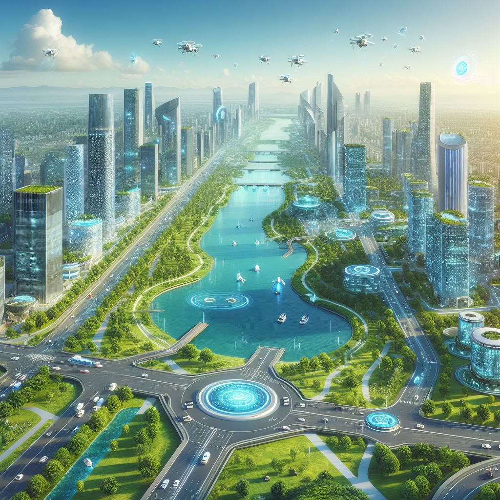 Oppdag hvordan kunstig intelligens i smarte byer forvandler våre urbane liv, og gjør dem tryggere, mer effektive og bærekraftige