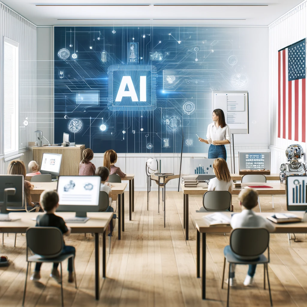 Política y educación sobre IA en EE. UU.