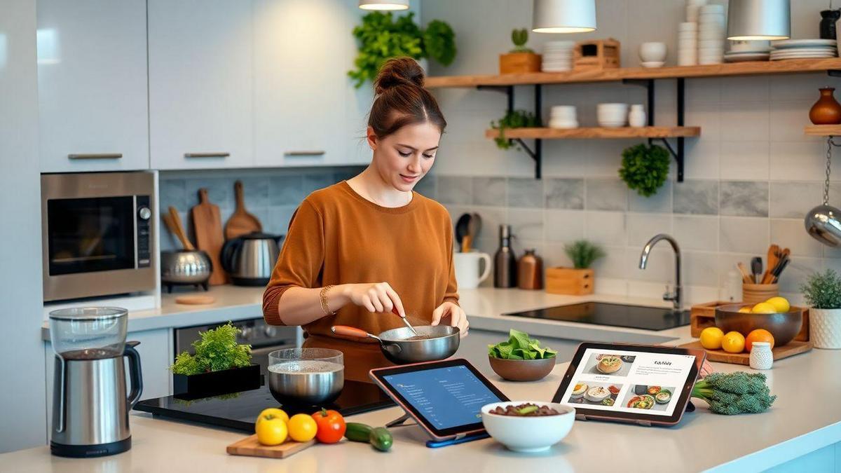 Vantagens dos assistentes pessoais inteligentes na cozinha